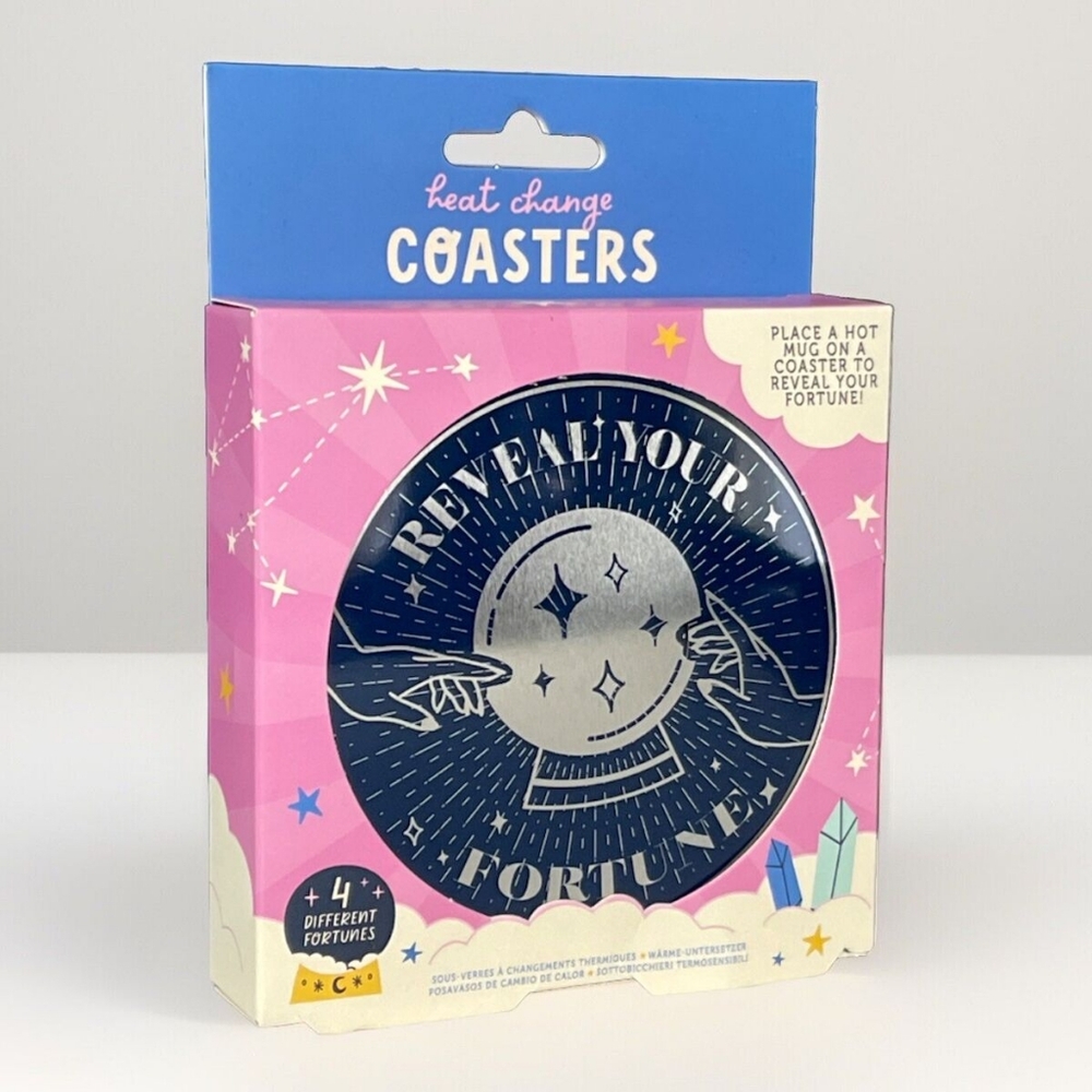 Astrology Heat Change Coasters: Reveale Your Fortune NIB